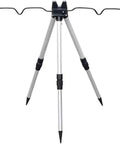 Heavy Duty Aluminum Telescoping Fishing Rod Tripod Stand For Five Rods, Lightweight No-Slip Holder with adjustable legs
