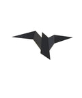 Solid Modern Indoor Wall Lamp LED Sconce With Sleek Metal Build Works Perfect In Bedrooms Hallways Or Living Areas Because It Sets That Chill Vibe You Really Want, black, geometric design.