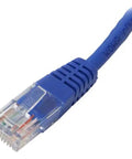 Blue Dope Snagless Cat5e Patch Cable, 20 Ft Ethernet Cord With RJ45 Connectors, High Speed 350MHz 1Gbps Network Cable With PoE Support
