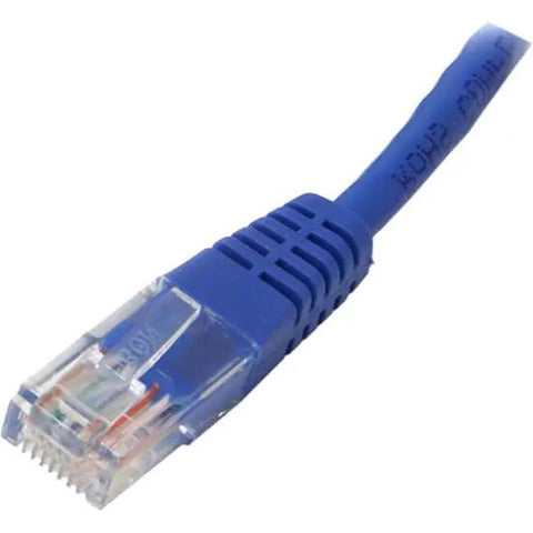 Blue Dope Snagless Cat5e Patch Cable, 20 Ft Ethernet Cord With RJ45 Connectors, High Speed 350MHz 1Gbps Network Cable With PoE Support