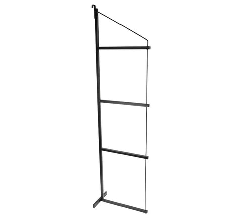 4 Pack Heavy Duty Shelf Brackets With Hooks For Shipping Containers And Trailers Rock Solid Black Powder Coated Steel Hook stand