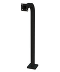 Top Shelf Gooseneck Pedestal For Card Readers And Access Control Keypads Featuring Adjustable Neck Setup and solid powder coated steel frame.