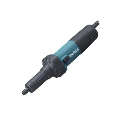 Rugged 3.5 Amp 1/4 Inch Die Grinder, 25000 RPM Bad Job Whacker with blue and black design for metal grinding tasks.