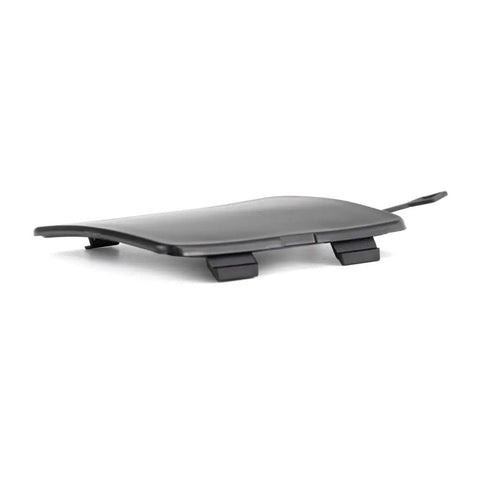 Rear Tow Hook Cover For Chevy Suburban And Tahoe 2015-2020 Primed Black Plastic Replacement GM1129112 23142971 side view