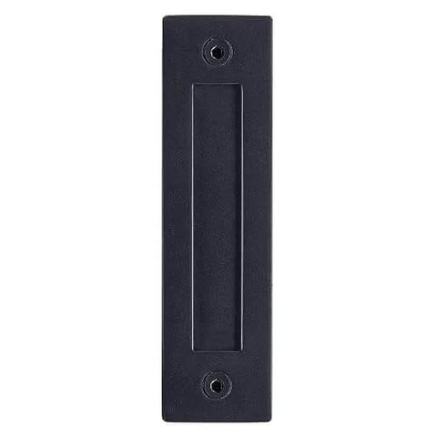 Matte Black Barn Door Pull And Flush Mounted Handle Set For Sliding Interior Doors Includes Hardware One Pack Durable Interior Barn Door Handle Kit For No Fuss Easy Install