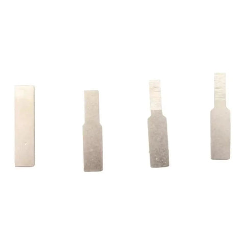 Interchangeable muzzles for Lock Spinner Quick Gun Turning Tool With Magnetic Head, shown in a row of four components.