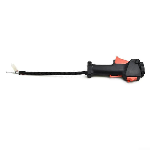 Throttle Handle Switch Assembly For Multi Tool Brush Cutter With Kill Switch 26mm Pipe Trigger Cable Orange Wire Harness No Fuss Replacement Durable Throttle Connection