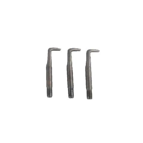 Metal hooks from Bearing Puller Set With Curved Hook And Red Steel Collet For Automotive Repair Pro Grade Heavy Duty Inner Bearing Removal Tool Kit