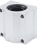 2 Pack Linear Motion Ball Bearing Slide Blocks Offer Buttery Smooth Glide For CNC Routers 3D Printers And Maker Upgrades featuring silver bushings