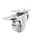 Heavy Duty Stainless Steel Swivel Caster Wheels Built Real Tough For Straight Up Smooth Gliding On Workbenches Furniture Cabinets Ottomans And Benches No Sweat Maneuvering Setup