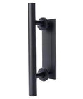 Matte Black Barn Door Pull And Flush Mounted Handle Set For Sliding Interior Doors Includes Hardware One Pack Durable Interior Barn Door Handle Kit