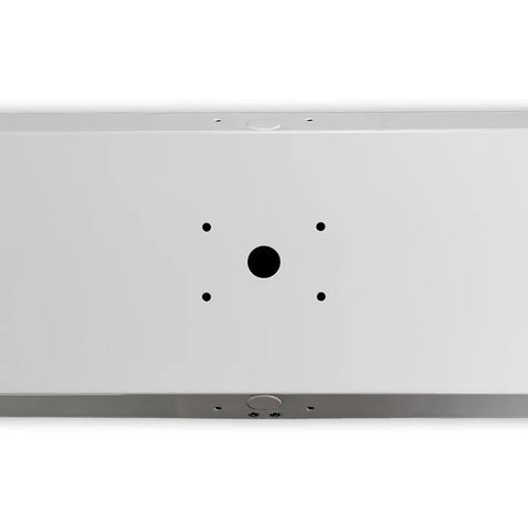 Heavy Duty Led 4 Foot Shop Light With Motion Sensor 14400 Lumens Pir Activated 5000K Daylight Overhead Fixture For Garages And Warehouses Hardcore Output With Frosted Lens base with mounting holes.