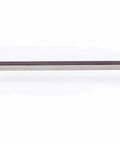 Sleek 48 Inch Single Sided Modern Stainless Steel Front Door Handle With A Slick Brushed Nickel Satin Finish For Exterior Push Pull Use On Wood Glass Metal Sliding Shower Or Barn Doors Serving As A Heavy Duty Smooth Operator That Really Levels Up Your, showcasing the long straight design.