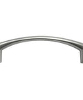 Aventura Satin Nickel Cabinet Pull 128mm Handle With Contemporary Sleek Design And Premium Metal Construction Ideal For Kitchen Bath And Closet Cabinets Includes 8 32 Screws For One Inch And One And A Half Inch Thick Doors Durable And Modern Hardware