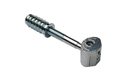 Heavy Duty Knockdown Connectors For Super Slick Furniture Assembly Beasty Metal Hardware With Quick Release Hex Bits No Sweat DIY Cabinet Joinery And Leg Mounting 10 Pack Bundle, metal connector with hex head.