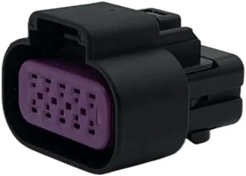 Hit The Water Running With This Mercury Smartcraft 10 Pin Terminator Junction Box Black Can P Resistor OEM 859318t1 Plug And Play Rig Setup Straight Shooter Wiring Fix, showing purple connector.