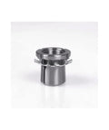 Front view of SKF HE 315 adapter sleeve for 2-1/2 inch shaft, silver metal