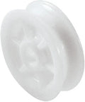 Fibrous Rope Sheave In Acetal For One Point Five Inch Outside Diameter And Half Inch Rope Size Bearingless Design