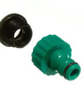 Top Notch Quick Connect Hose Tap Adapters And Reducer Fittings For Half Inch Bore Garden Piping Super Reliable For Outdoor Watering and Backyard Irrigation Setups Done Right green plastic adapter with black fitting