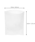 Dimensions of 100 Count White EPE Foam Packing Bags For Shipping And Moving Thick Tear Resistant Cushion Pouches shown as 7.8 x 9.8 in