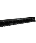 Air Tool Rack Organizer For Enclosed Trailers And Home Garages, Pneumatic Tool Holder That Fits Up To 10 Air Tools, Durable Aluminum Construction, Black Finish, Made In USA