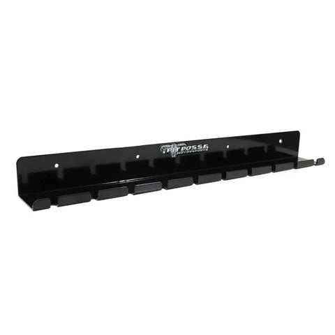 Air Tool Rack Organizer For Enclosed Trailers And Home Garages, Pneumatic Tool Holder That Fits Up To 10 Air Tools, Durable Aluminum Construction, Black Finish, Made In USA