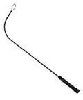 Heavy Duty Retractable Button Puller For Car Door Panel Clips And Dashboard Trim Removal Tool With Cushioned Grip Cover To Pop Loose Stubborn Switches Hella Simple Without Damage Black on a white background.