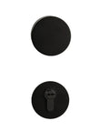 Silent Door Lock Handle Set In Solid Brass With Round Hardware, No Fuss Install And Quiet Operation, Durable Door Knob For Home Or Office