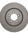 Front brake rotor, Centric C-Tek, five-lug pattern, metallic disc