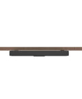 Under Desk Slide Out Pencil Drawer For Office, 15 Inch Wide Black Storage Organizer With Ball Bearing Slides, installed under desk view