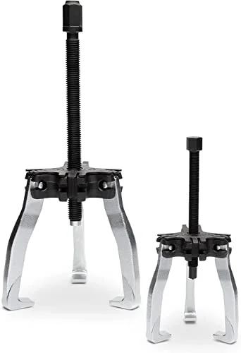 Heavy Duty Ratcheting Puller Set For Automotive Internal And External Pulls 2 And 5 Ton Converts To Two Or Three Leg Pullers