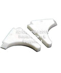 White Teflon seals set of 2 for Kompac II small offset presses, model V-92370