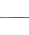Heavy duty 39 Inch Bale Spear For Quick Attach with red powder coated finish, 7/8 inch front diameter, 3000 lb capacity, side view.