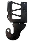 Premium Aluminum Truck Hinge And Pivot Assembly Pair For Peterbilt 379 378 Trucks driver side close-up view showing detailed craftsmanship.