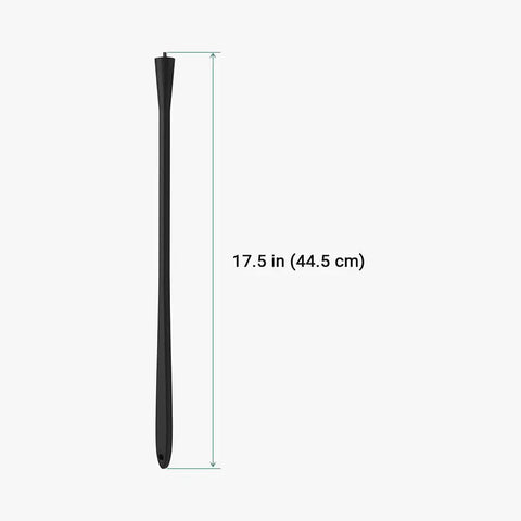 Heavy Duty Flexible Twist Mount For Indoor And Outdoor Security Cameras in black, 17.5 inches tall, designed for easy camera setup.