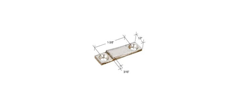 Heavy Duty Angled Strike Plate Non Handed Locking Handle Design For Casement Windows Built Tough For Easy Install With 1 3/8 Inch On Center Spacing And True 3/16 Inch Profile For Top Shelf Security And Smooth Operation