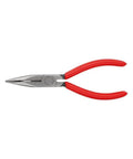 Angled Long Nose Pliers With Cutter 40 Degree Bend Six And A Quarter Inch Jaw Pro Grade Pliers For Tradesmen Durable Ergonomic Grip