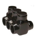 Badass Multi Wire Connectors With Five Ports And Dual Entry For Rapid Hook Ups Grit Proof Aluminum Core Clad In Black Vinyl