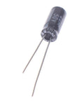 25 Pcs GameGear Capacitor Set For GG Motherboard Replacement, Standard Size Metal Capacitors For Stable Console Repair And Reliable Performance In Industrial Equipment Supplies, black metal capacitor with two leads on white background