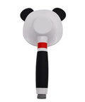 Drill-Free Adjustable Height Shower Bar Kit With 5-Function Rainfall Shower Head And Panda Handheld Sprayer, Easy Install