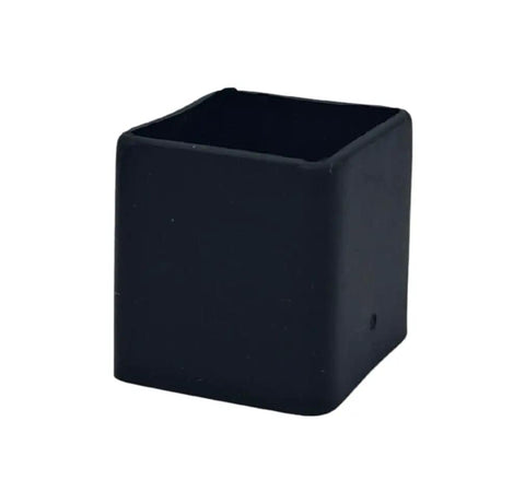 Heavy Duty Rubber Feet Slip On End Caps For 2020 Aluminum Extrusions With Non Plastic Construction Universal Sizing Fits All Standard 2020 Square Aluminum Extrusions 8 Pack black square rubber end cap