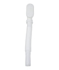 G1-1/2 Flat Bathtub Drain Pipe Kit Flexible Waste Pipe for Freestanding Tub Low Profile P-Trap White 92cm, white flexible pipe.