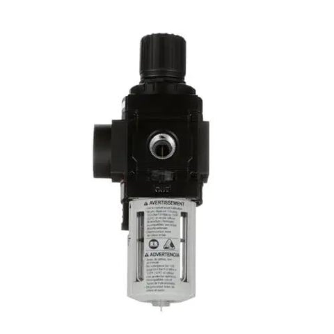 One Quarter Inch Piggyback Filter Regulator With Lubricator For Industrial Air Systems Shop Floor Ready 1000 Series