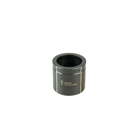 Beefy Heavy Duty Knockout Die For 1 Inch Conduit, versatile tool for steel, stainless, brass, shown in front view