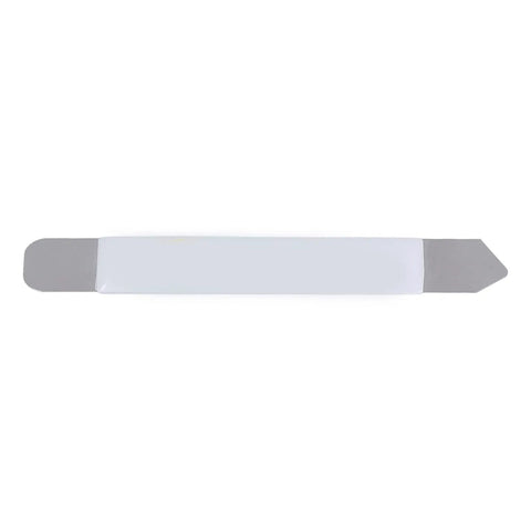 Stainless Steel Crowbar Set 5 Piece Pocket Pry Bar Kit For Instrument Disassembly And Precision Work Rustproof Polished Metal Tools 118mm Length Thick Flat Pry Bars Pro Grade Everyday Carry, single flat pry bar