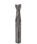 Beefy Upcut Spiral Router Bit With One Half Inch Shank One Half Inch Cutting Diameter By One And Five Eighths Inch Cutting Height Carbide Tip