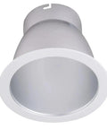 Westgate 4" LED Recessed Light, 14W/20W/27W, CCT Selectable, circular white trim view from below.