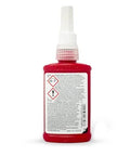 603 High Strength Threadlocker Retaining Compound For Bearings 50ml bottle, back label visible, ultra high oil tolerance adhesive