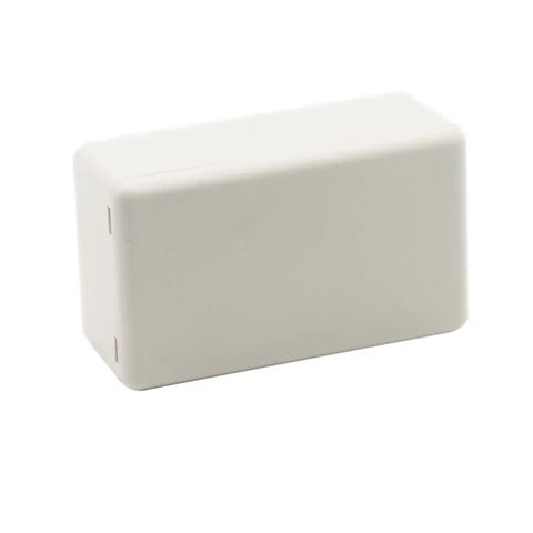 5Pcs Small Junction Boxes Set ABS Plastic Electrical Project Power Enclosures White 2.4 x 1.42 x 0.98 Inches Durable DIY Electronics Boxes