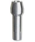 Five Pack One Eighth Inch Collet For Rotary Tools Replacement Set, single metal collet, close-up view